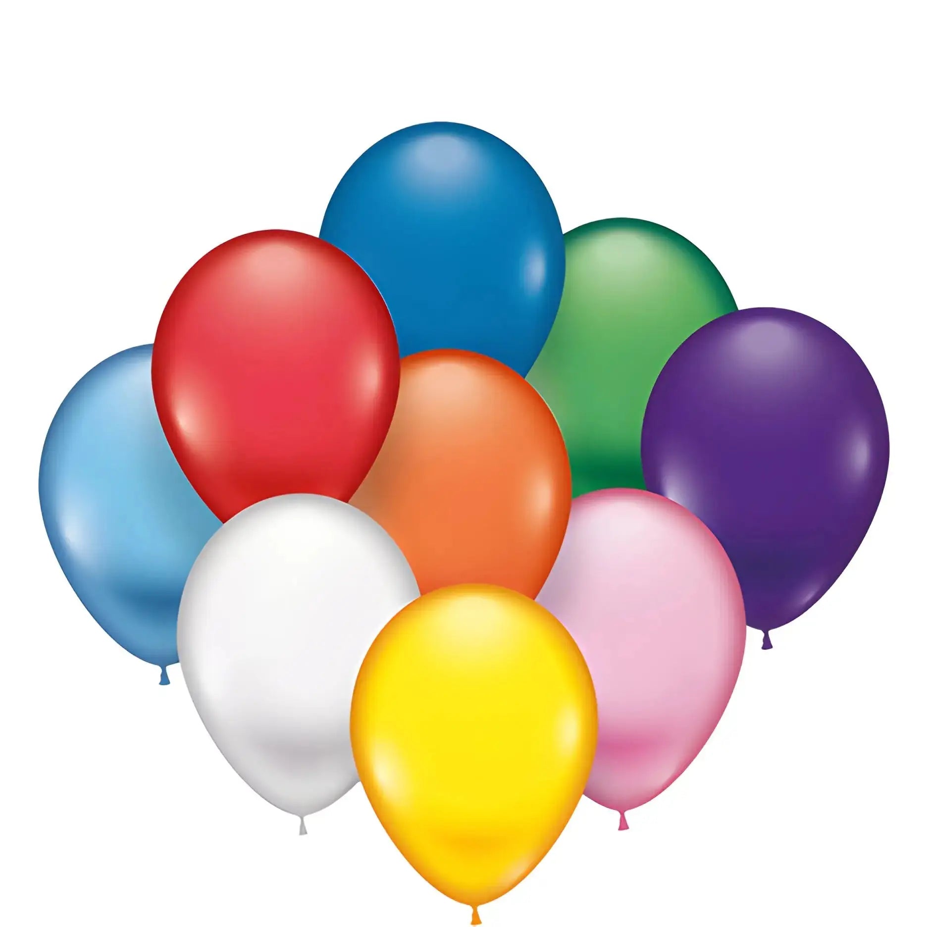 Färgglada latexballonger i olika färger för fest och dekoration, 20-pack.