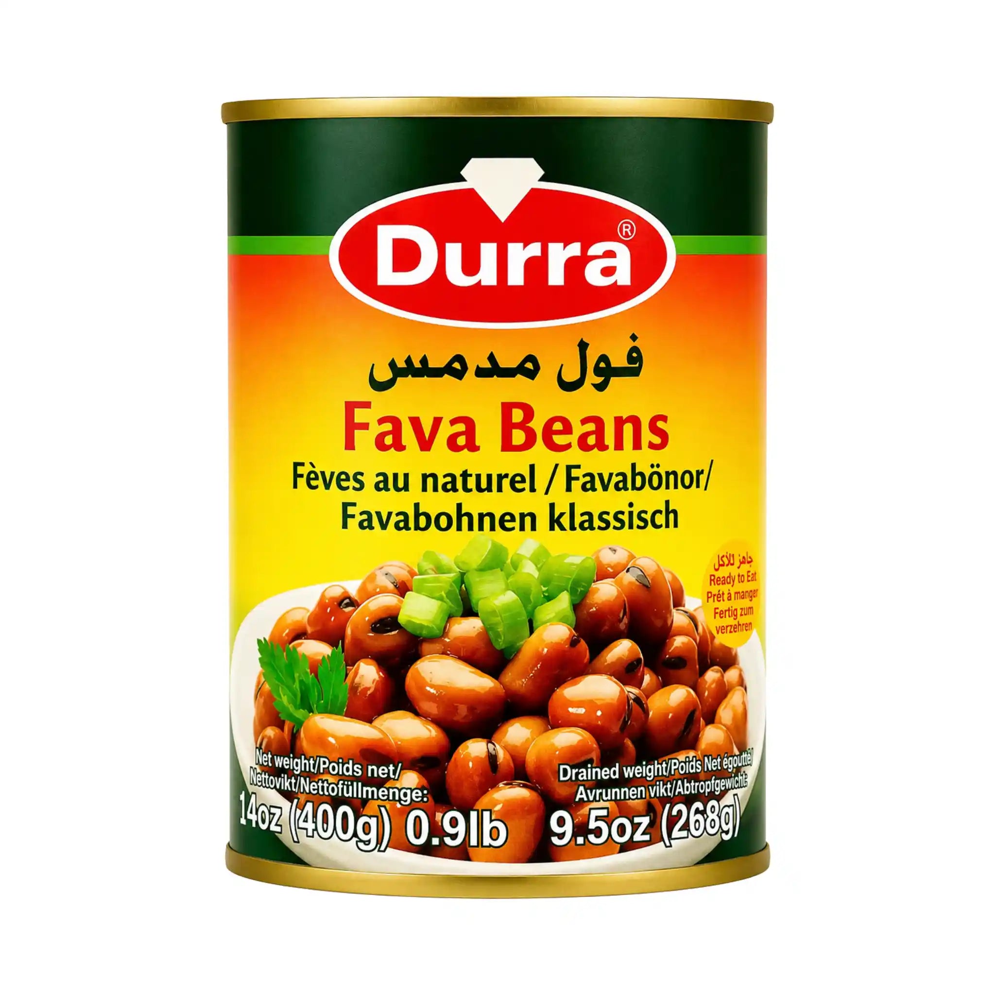 Durra favabönor i burk, 400 g