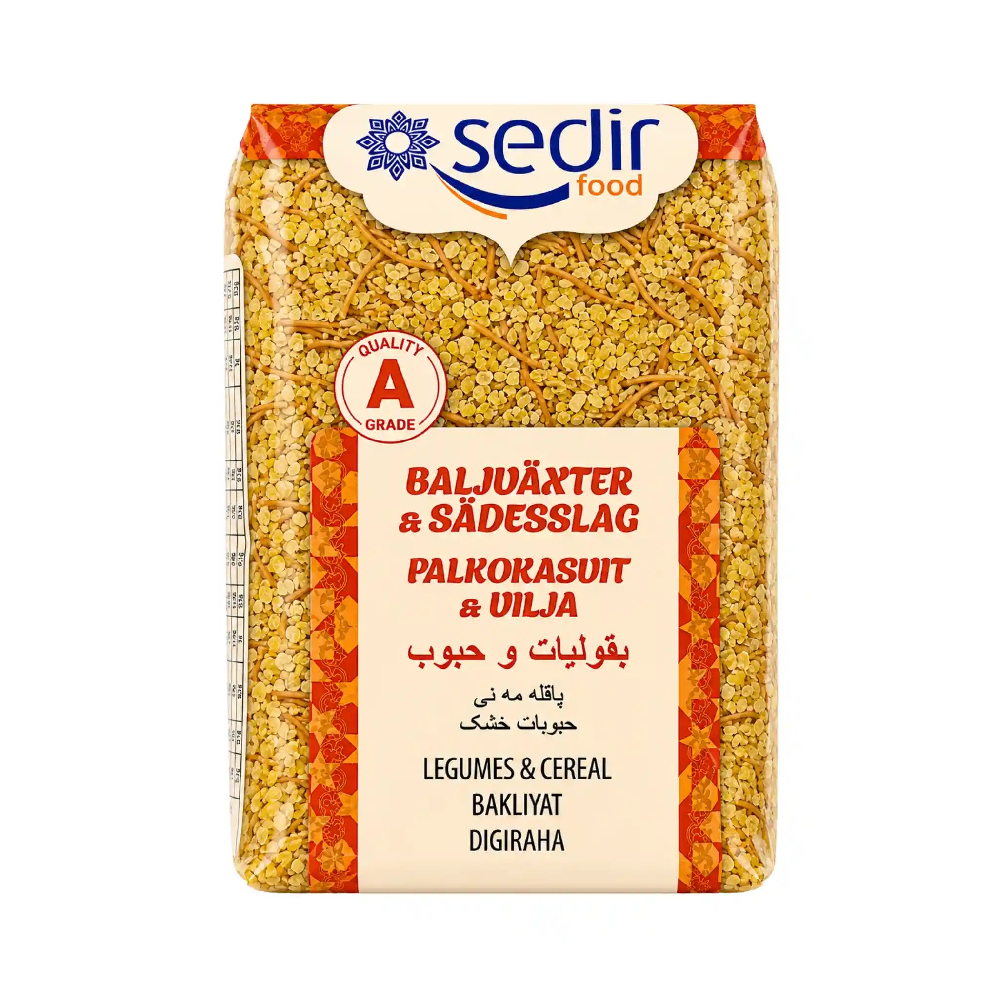 Vermicelli-bulgur i försluten påse, Sedir food, 800 g