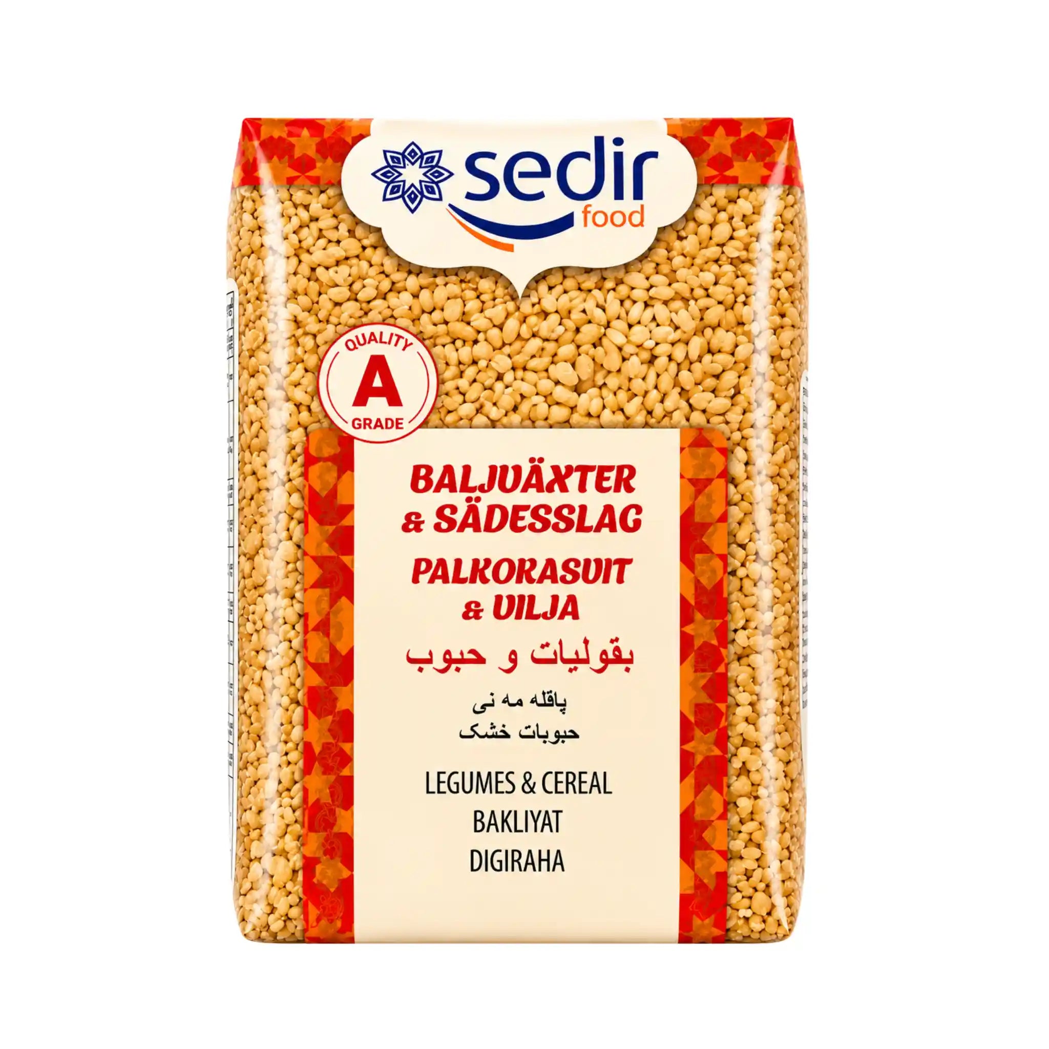 Bulgur i påse med etikett Sedir Food, 800 g