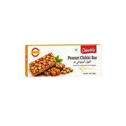 Chheda's Jordnötter Chikki Bar 35g, krispig indisk jordnötsknäck med jaggery på shirdill.com.
