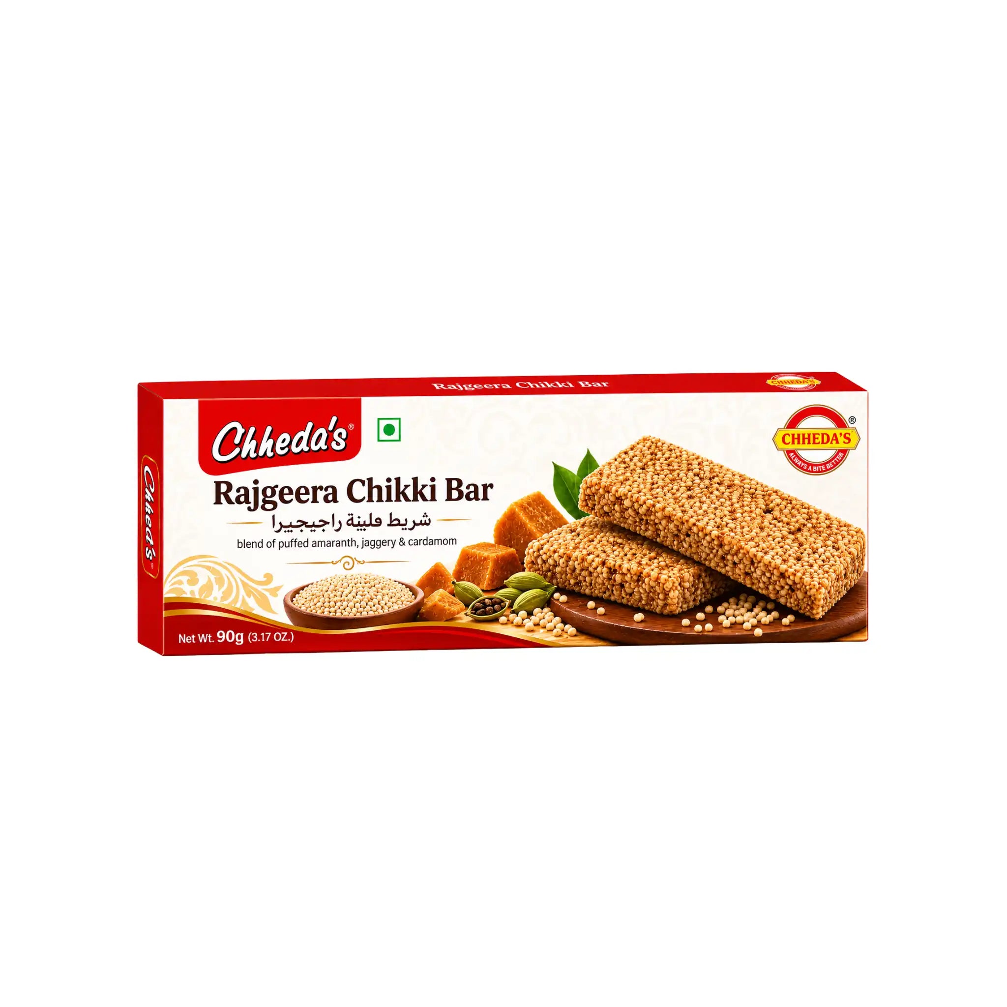Chheda's Rajgeera Chikki 90g – Nyttiga Indiska Amarantbars