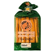 Damasco brödpinnar med sesamfrön i grön förpackning, orientaliskt snacks