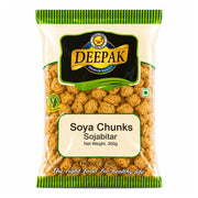 Paket med DEEPAK sojabitar, 350 g, i genomskinlig förpackning