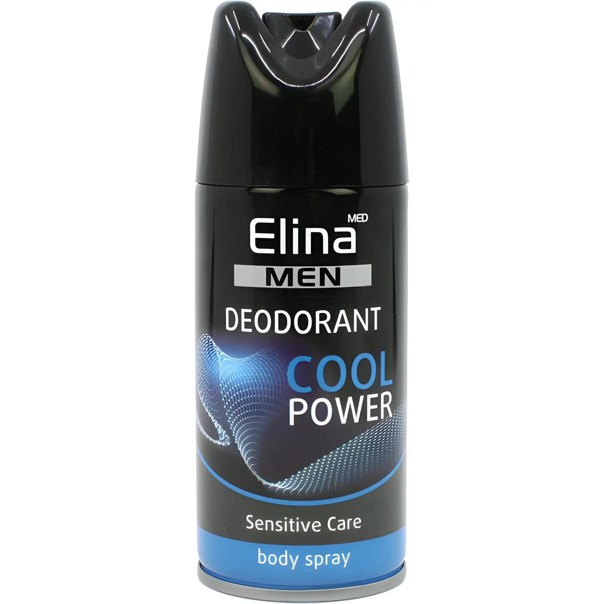 Elina Men deodorant spray Cool Power svart flaska, sensitive care, body spray för män