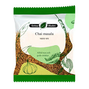 Chai masala kryddmix 30g i grön och vit påse med örter och grönsaker på förpackningen