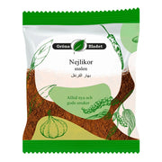 Förpackning med malda nejlikor, orientaliska kryddor, grönt och vitt design, 40g