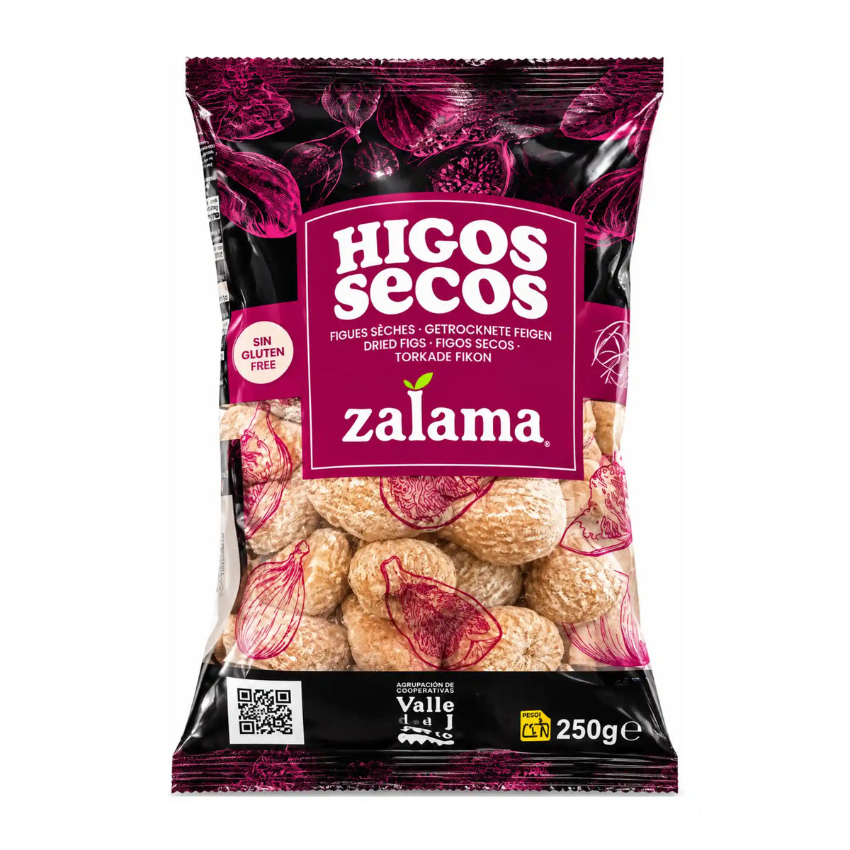 Higos Zalama 250g förpackning med soltorkade spanska fikon