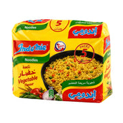 Indomie nudlar grönsakssmak i gul förpackning, 5-pack