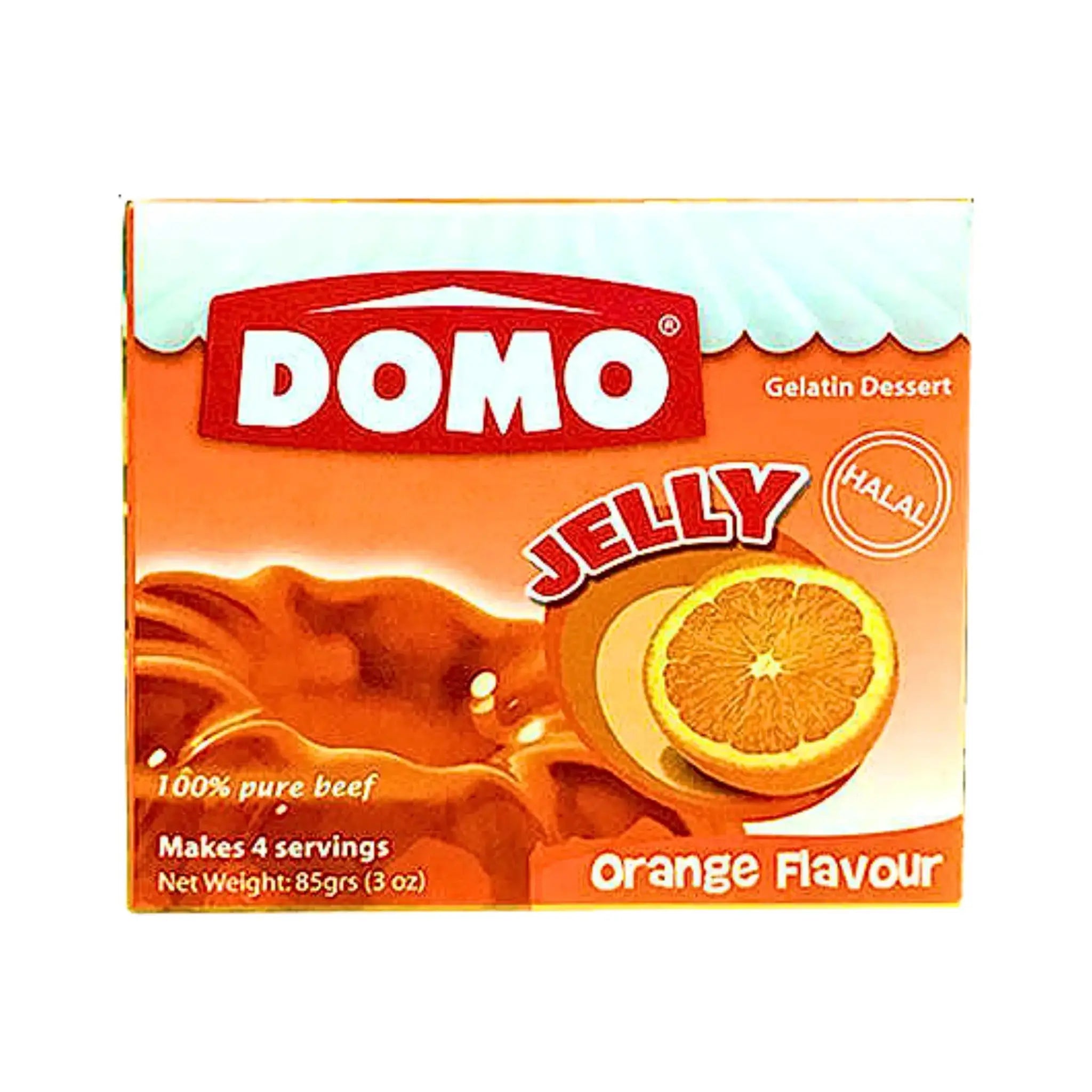 Apelsingelé dessert i förpackning, gelatin, halal, 85g, orientaliska livsmedel online