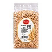 Förpackning med Khanum Khanuma Jo Post Kande skalat korn 500g