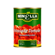 Minella krossade tomater på burk, 400 g, grön etikett