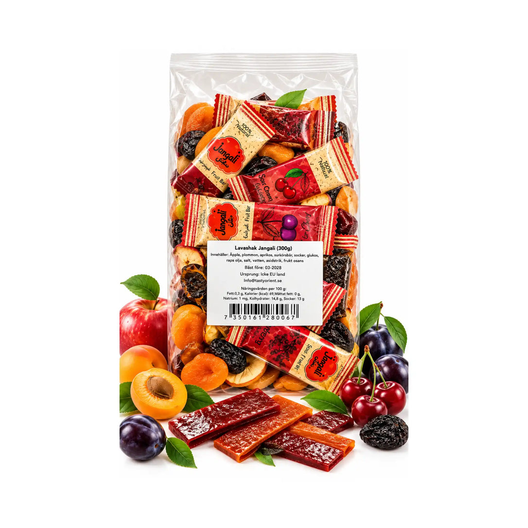 Lavashak Jangeli 300g | Äkta Persiskt Fruktgodis (Syrligt)