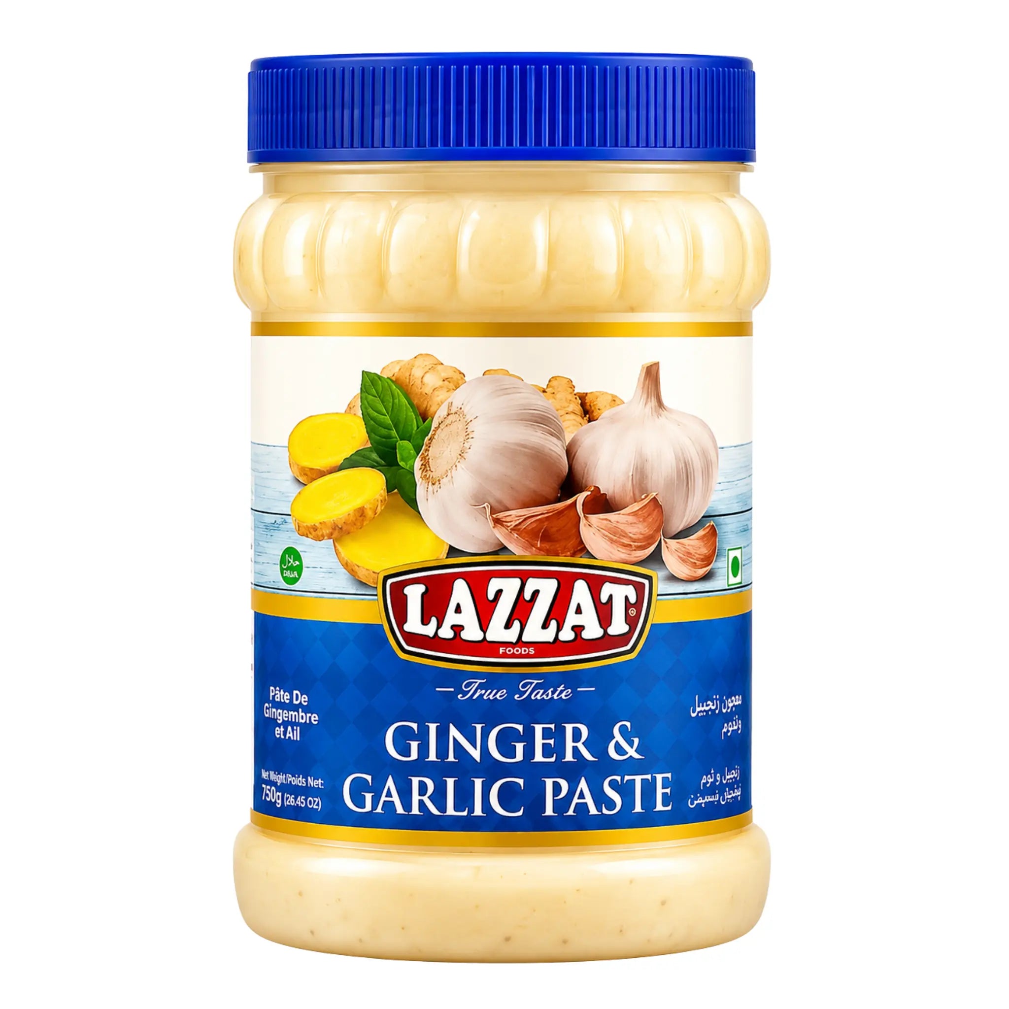 Lazzat Ginger Garlic (MIX) Paste 750g (Kort datum med garanti)
