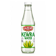 Kewra-vatten i flaska, Lazzat 300 ml, genomskinlig med grön etikett