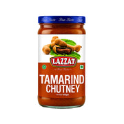 Lazzat tamarindchutney i glasburk, 400 g, rödbrun sås