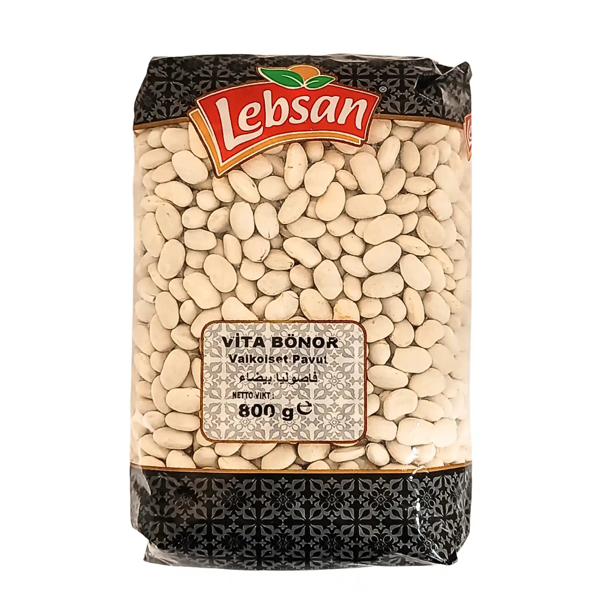 Lebsan vita bönor i påse, 800 g
