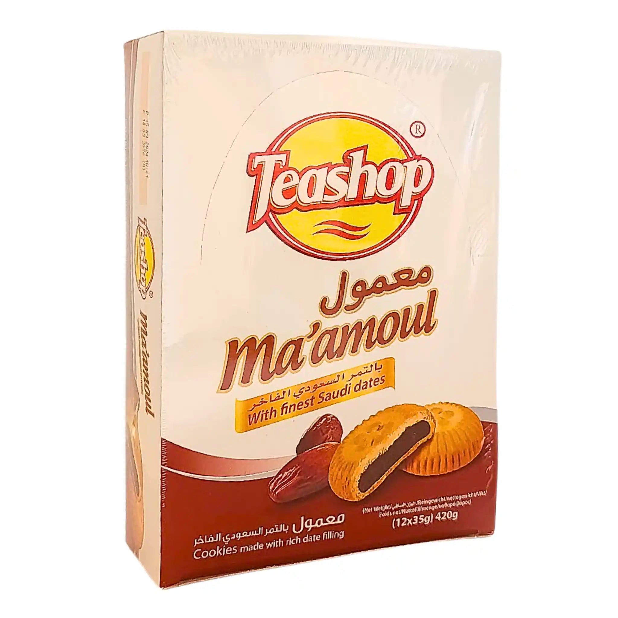 Maamoulkakor fyllda med dadlar, förpackning 420g, orientalisk bakverk, Teashop.
