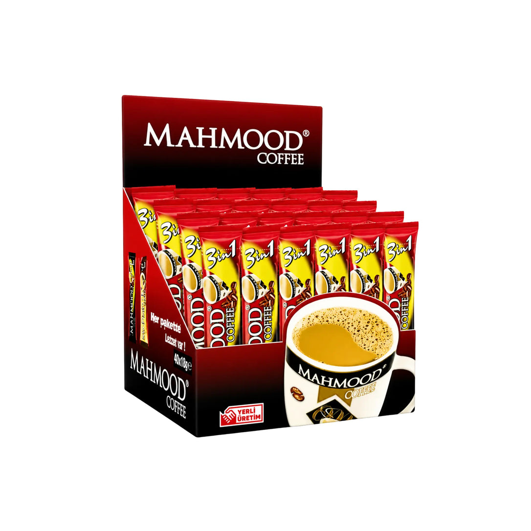 Mahmood Kaffe 3 i 1 - Snabbkaffe med Mjölk & Socker x24 | shirdill.com