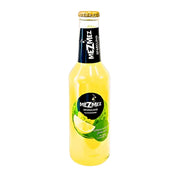 MezMez kolsyrad dryck citron mynta i glasflaska med grön och svart etikett