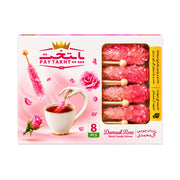 Paytakht Nabat Sockerpinnar Saffran & Ros 8-pack – Persiskt Kandisocker