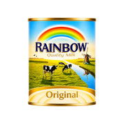 Rainbow kondenserad mjölk, Original, förpackning i metallburk