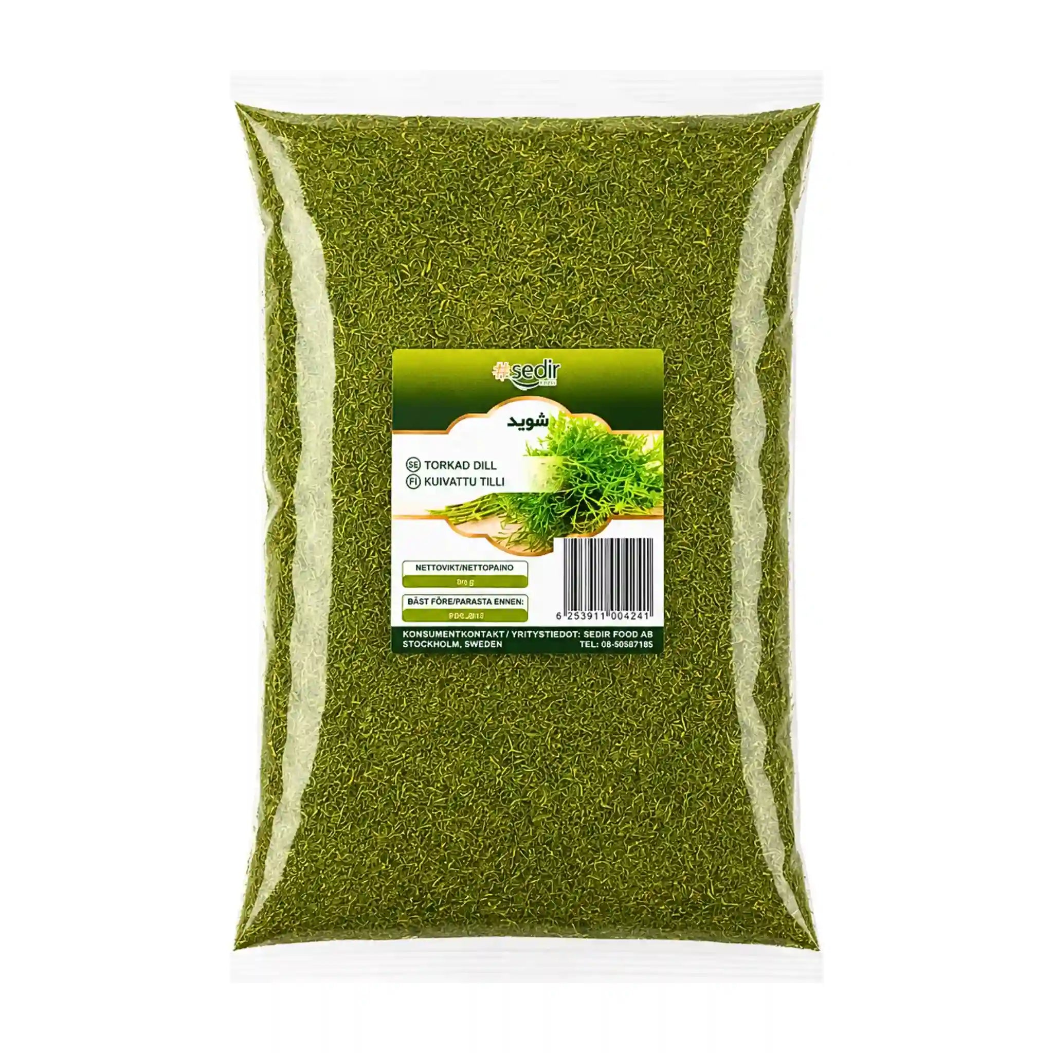 Torkad dill i grön påse, 70 g