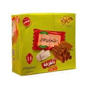 Sharawi tuggummi kanel 24-pack, kartong med bild på tuggummin och kanelstänger