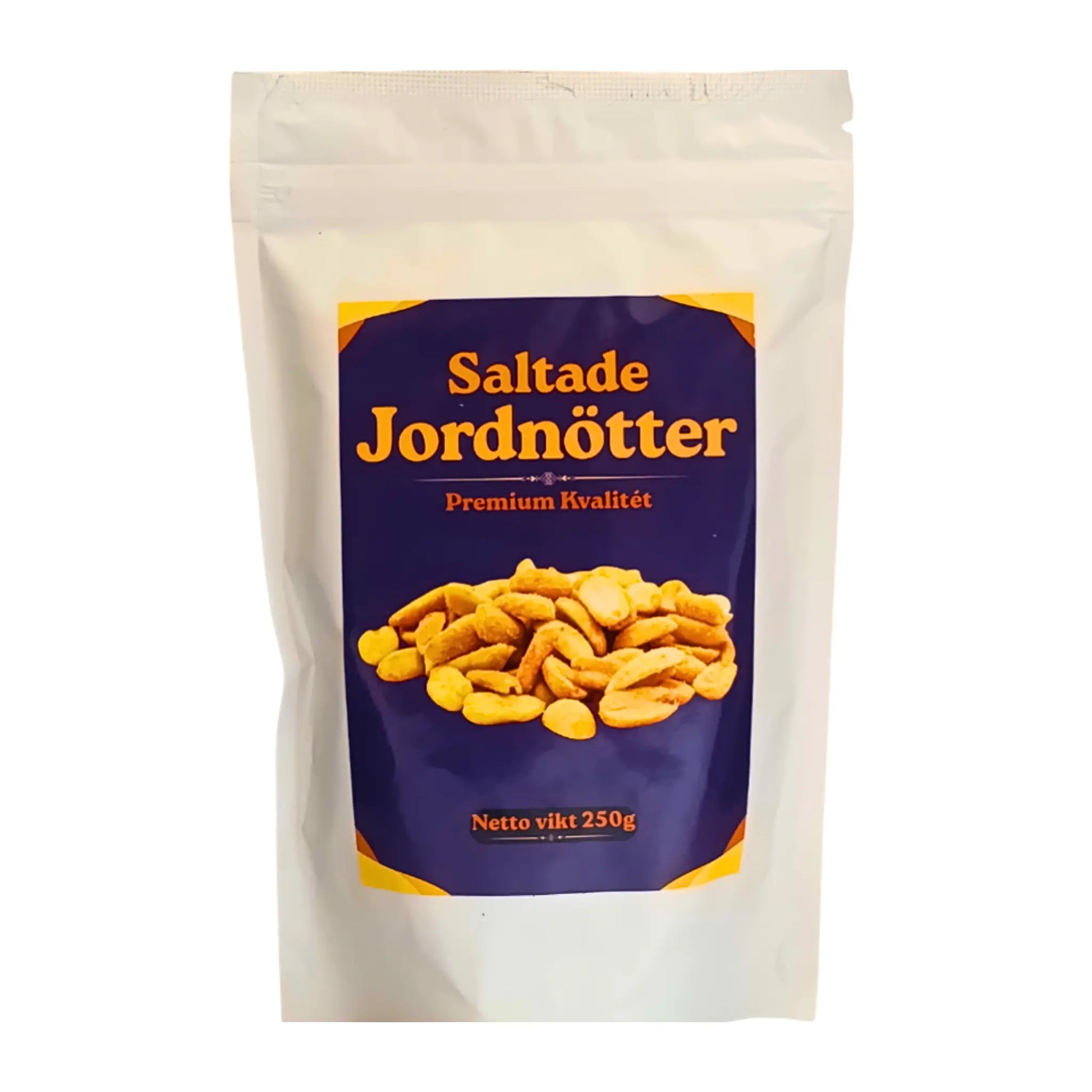 Saltade jordnötter i påse 250 g