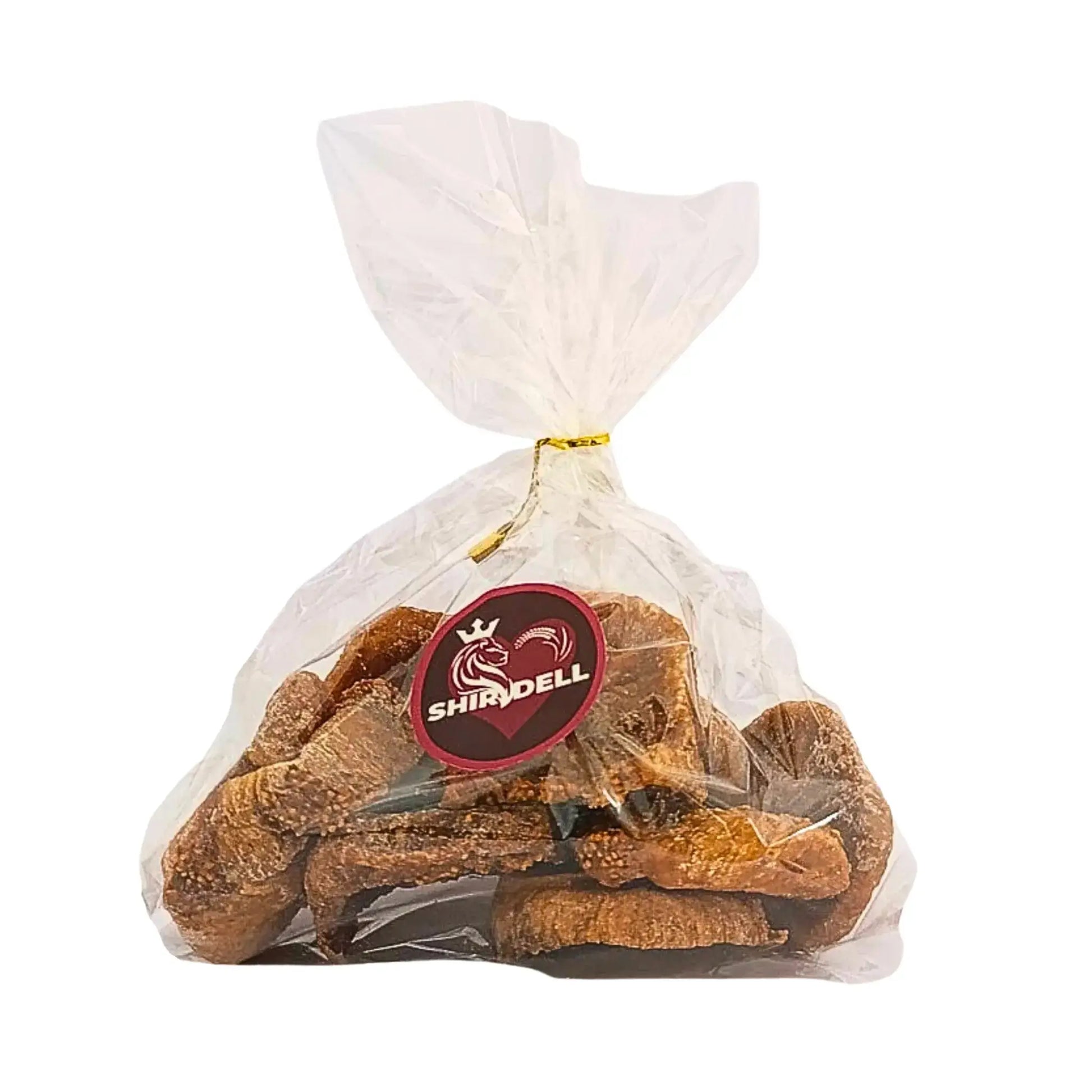 Torkade fikon i genomskinlig plastpåse, orientaliska delikatesser, 250g