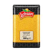 Förpackning med Lebsan Shishe Fin Malen bulgur matgryn 900g