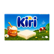 Smältost Kiri 6-pack 100 g i blå förpackning med Kiri-logotyp
