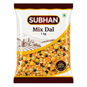 Förpackning med Subhan Mix Dal 1 kg indisk linsblandning