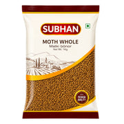 Subhan matki bönor (hela) i förpackning, gulbruna bönor, 1 kg.