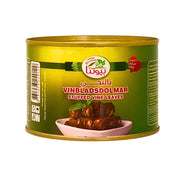 Konservburk med vinbladsdolmar 400g, orientaliska fyllda vinblad, grön förpackning
