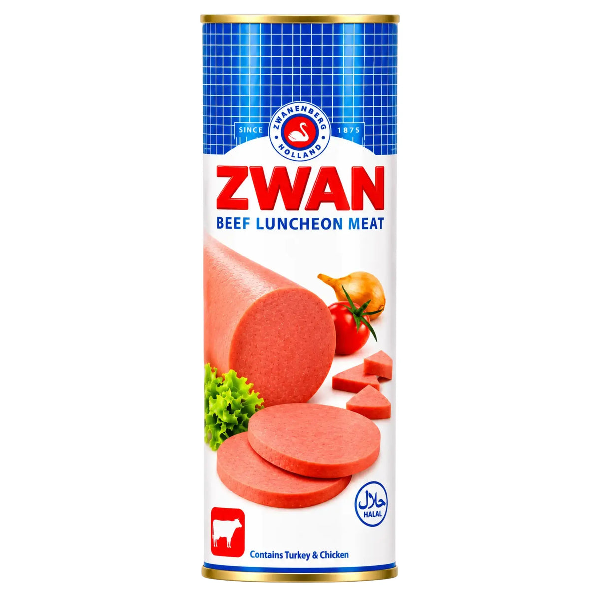 Zwan Beef Mortadella 850g - Kort datum sep 2026 med garanti