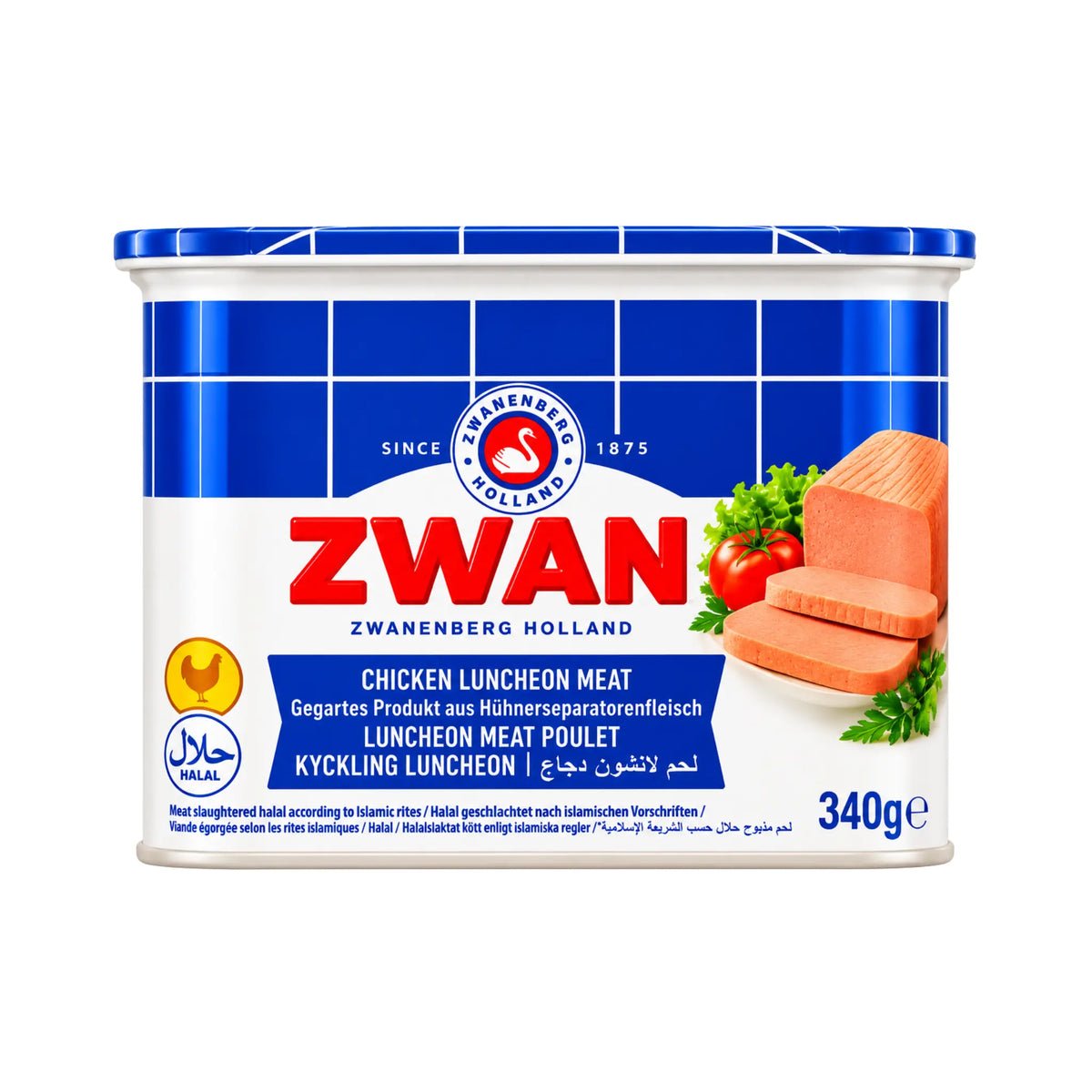 Zwan Kyckling Mortadella Mild 340g – Lätt & Smakrik