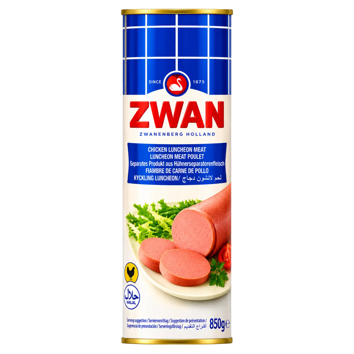 Zwan Kyckling Mortadella Mild 850g