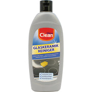 Flaska Elina Clean glaskeramik rengöring för spishällar, svart lock, blå etikett